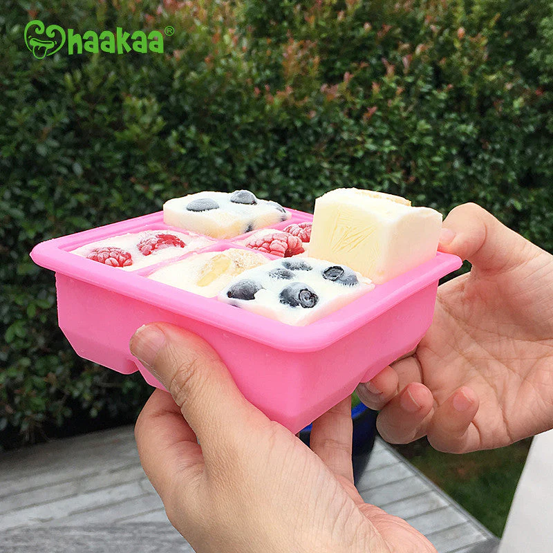 Haakaa Baby Food and Breast Milk Freezer Tray (5 color options) - Image 7