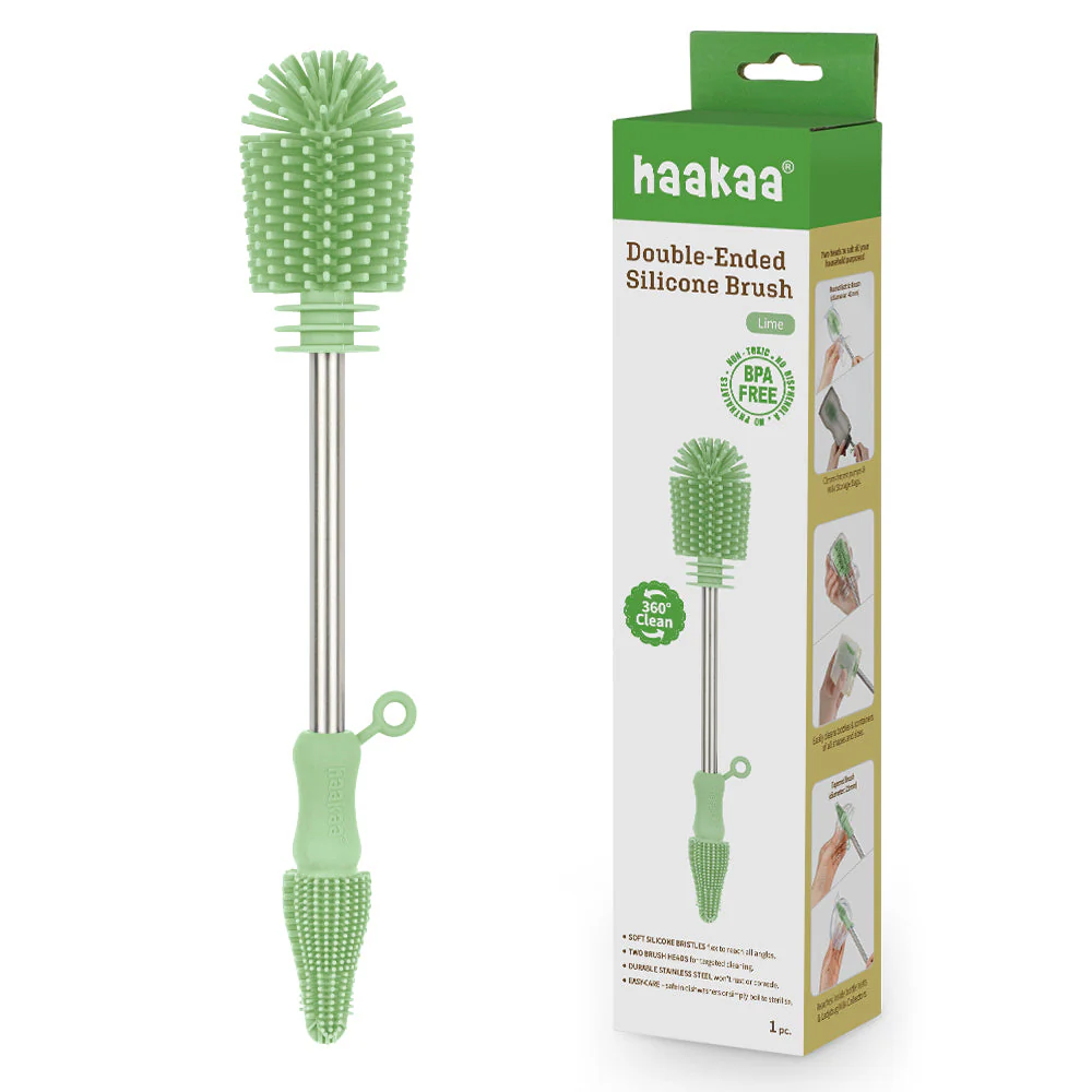 Haakaa Double-Ended Silicone Brush - Image 10