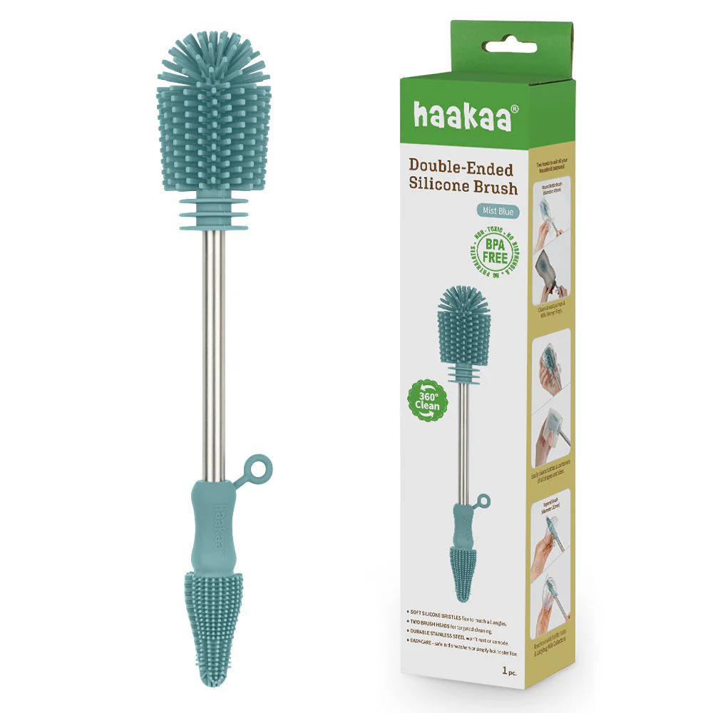 Haakaa Double-Ended Silicone Brush - Image 11