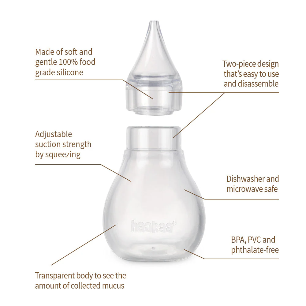 Haakaa Silicone Bulb Syringe (0m+) - Image 4
