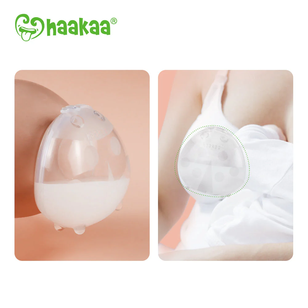 Haakaa Ladybug Silicone Milk Collector 2.5 oz/75 ml - Image 4