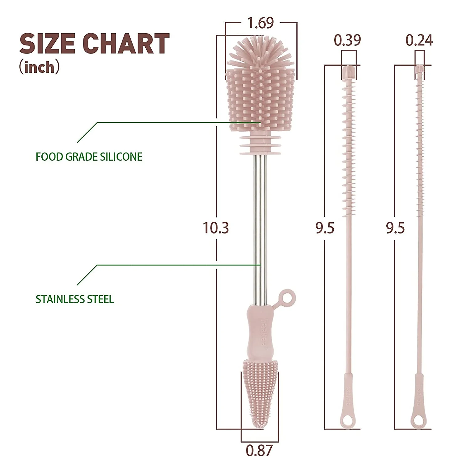 Haakaa Silicone Cleaning Brush Kit - Image 11