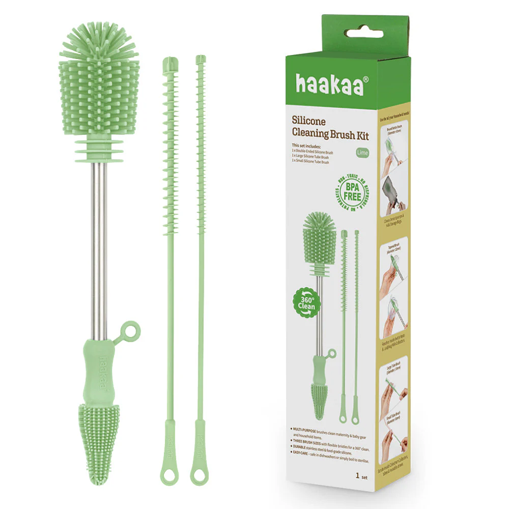 Haakaa Silicone Cleaning Brush Kit - Image 12