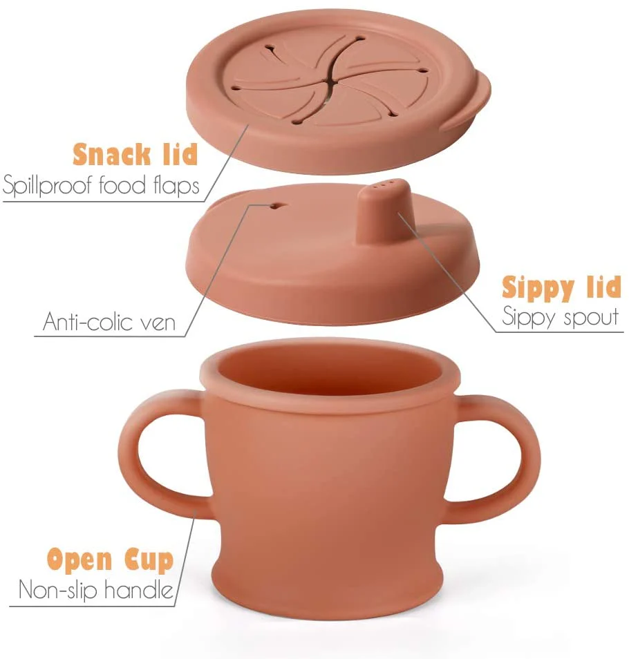 Haakaa Silicone Sip & Snack Cup - Image 4