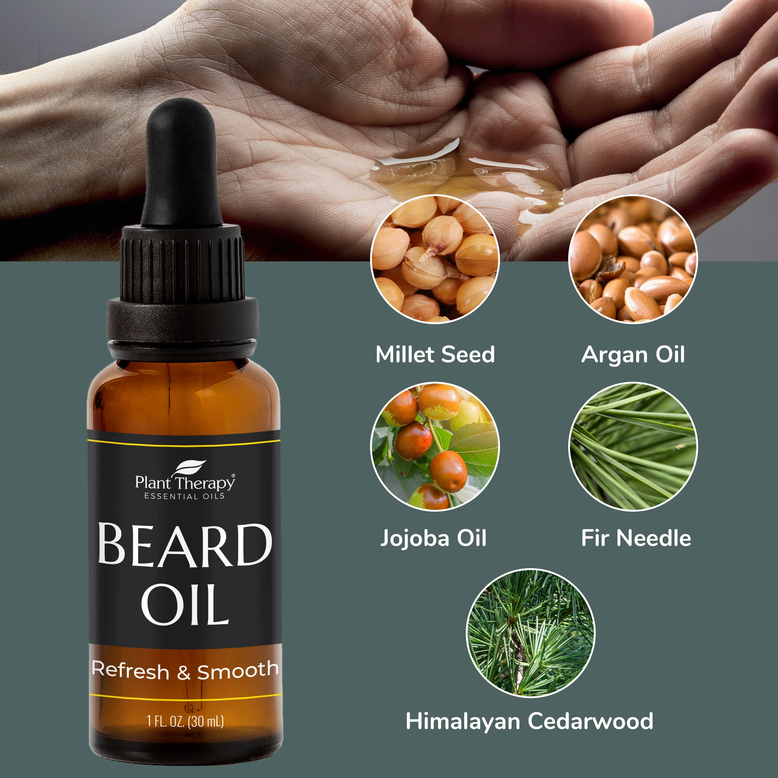 Plant Therapy Refresh & Smooth Beard Oil - Image 4
