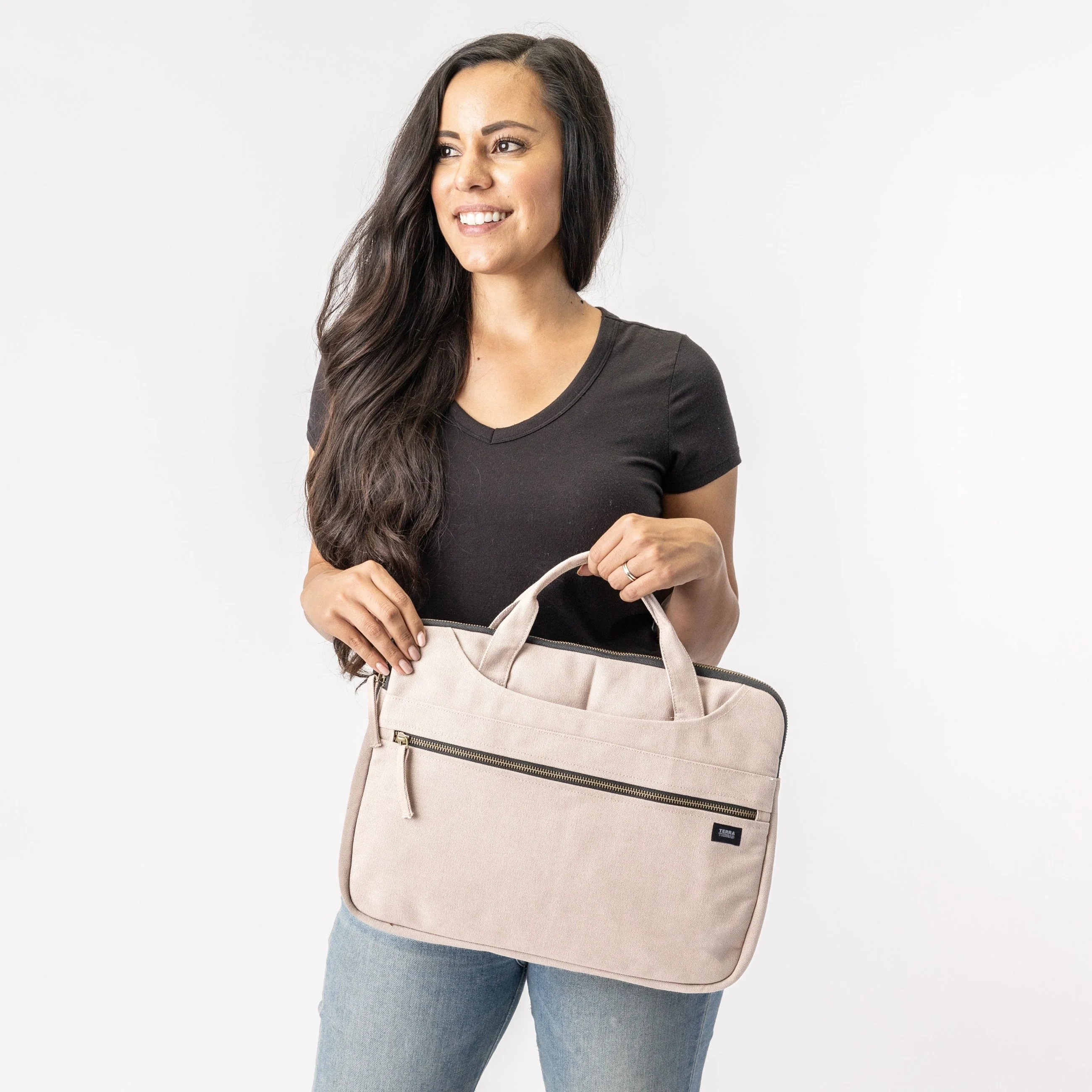 Hasta Laptop Sleeve with Handles (4 Color Options) - Image 7