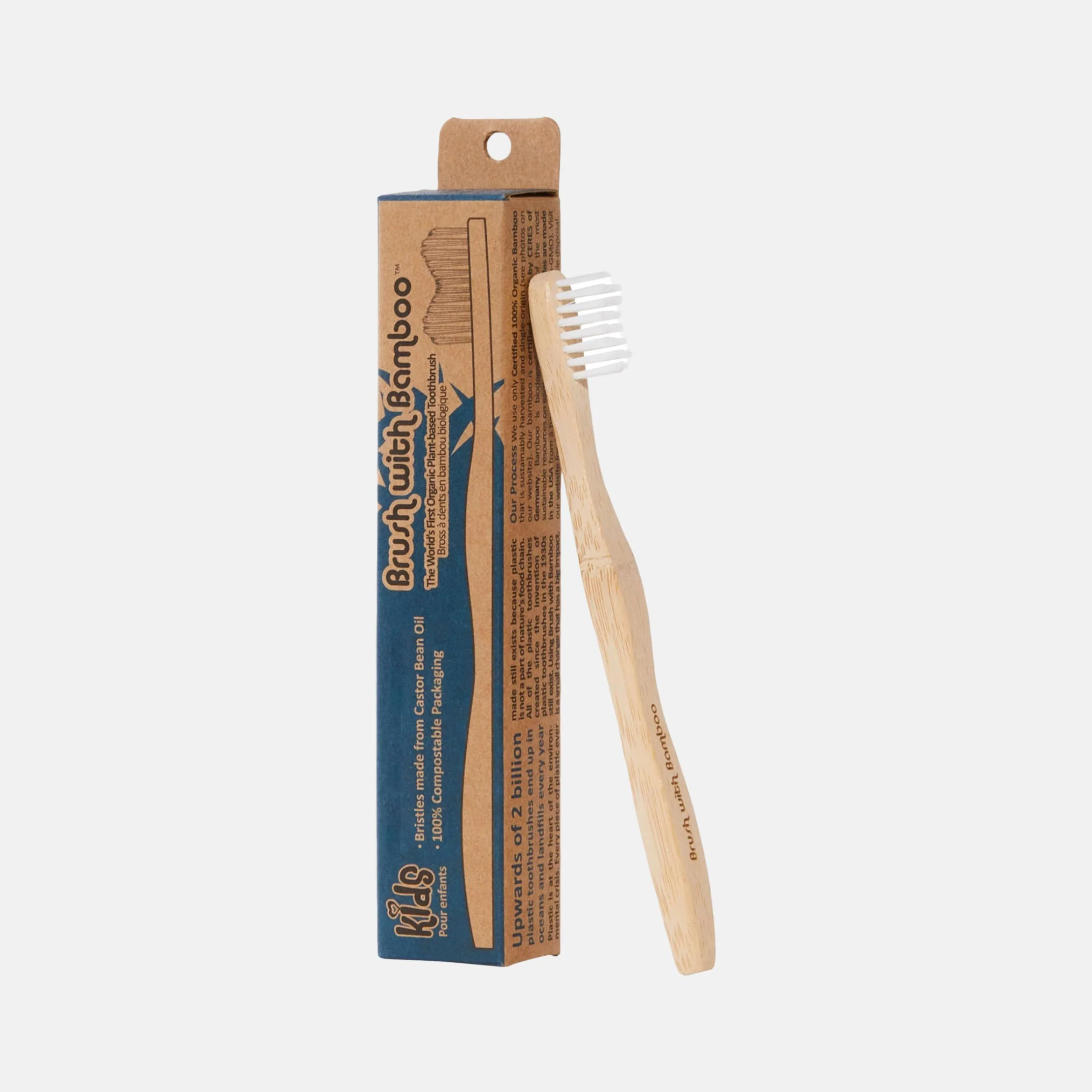Kids Bamboo Toothbrush - Soft Bristles - Image 3