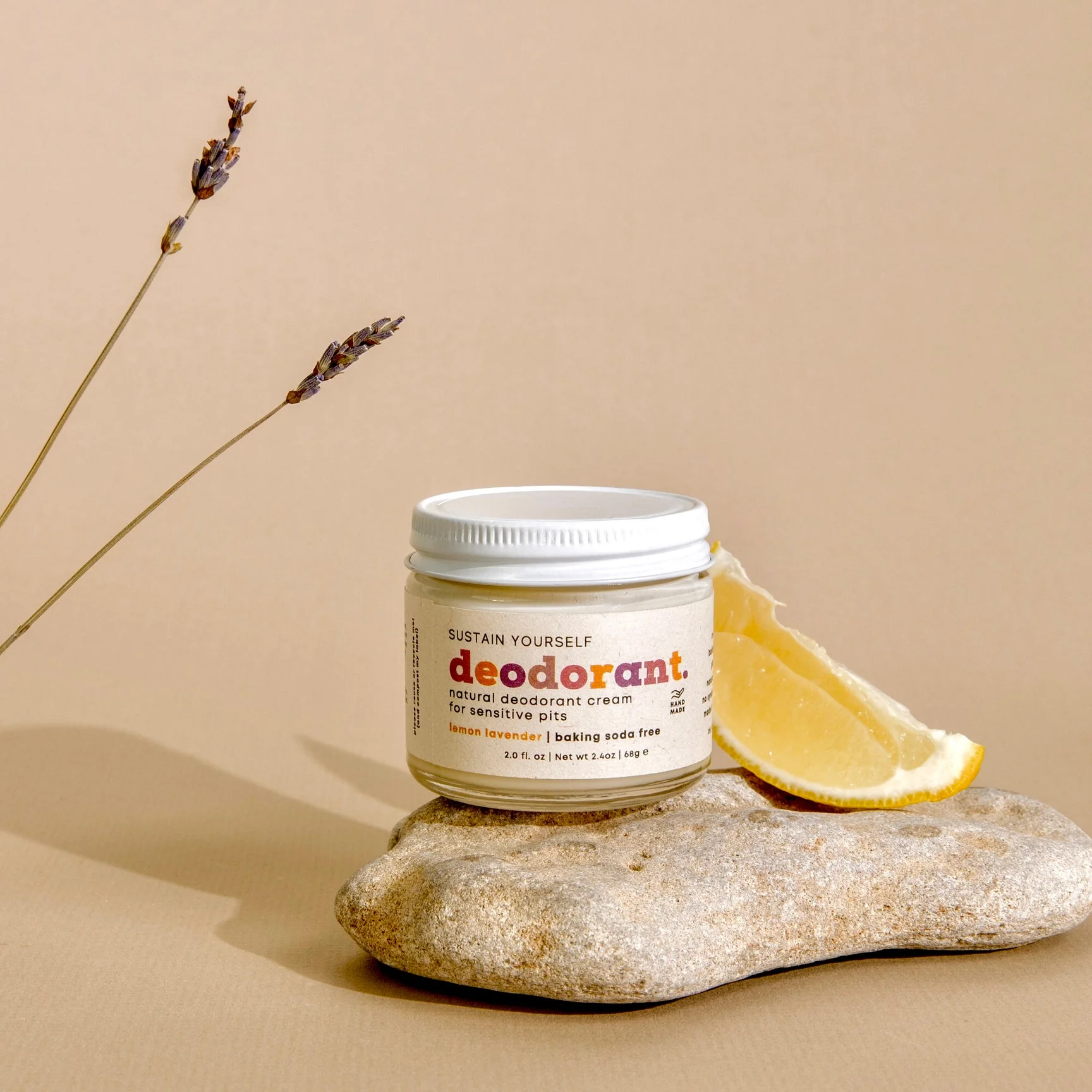 Lemon Lavender Deodorant Cream - Image 4