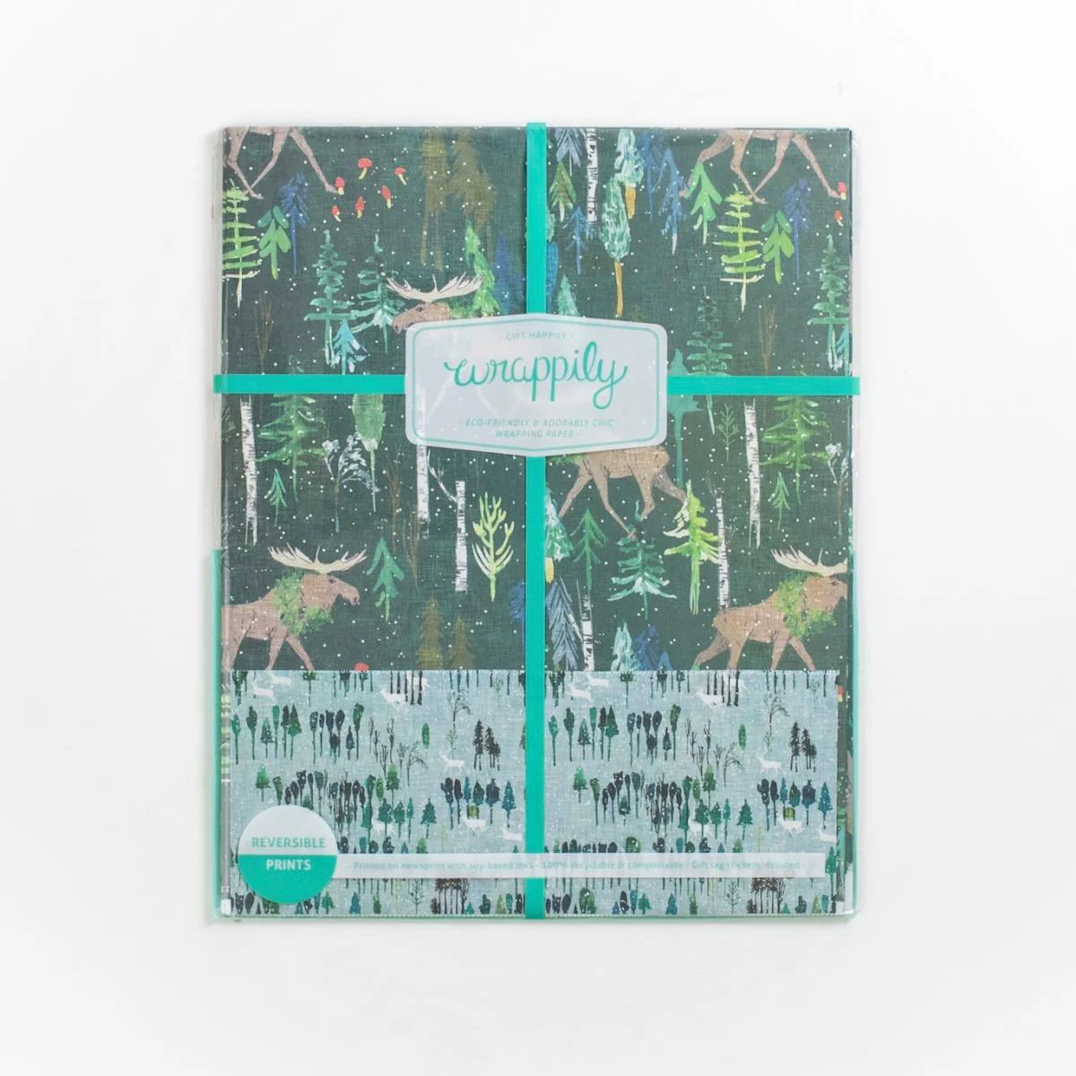 Noel Forest Eco Gift Wrap (Double Sided) - Image 6