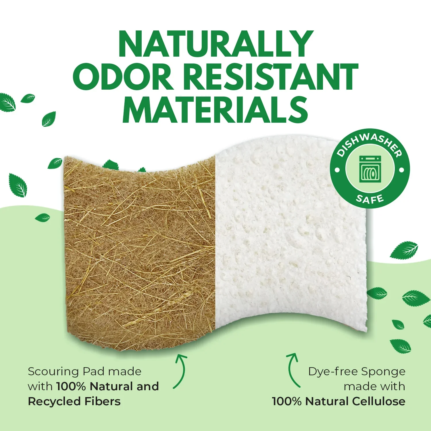 Non-Scratch Eco-Friendly Sponges - S-Shape - Image 3