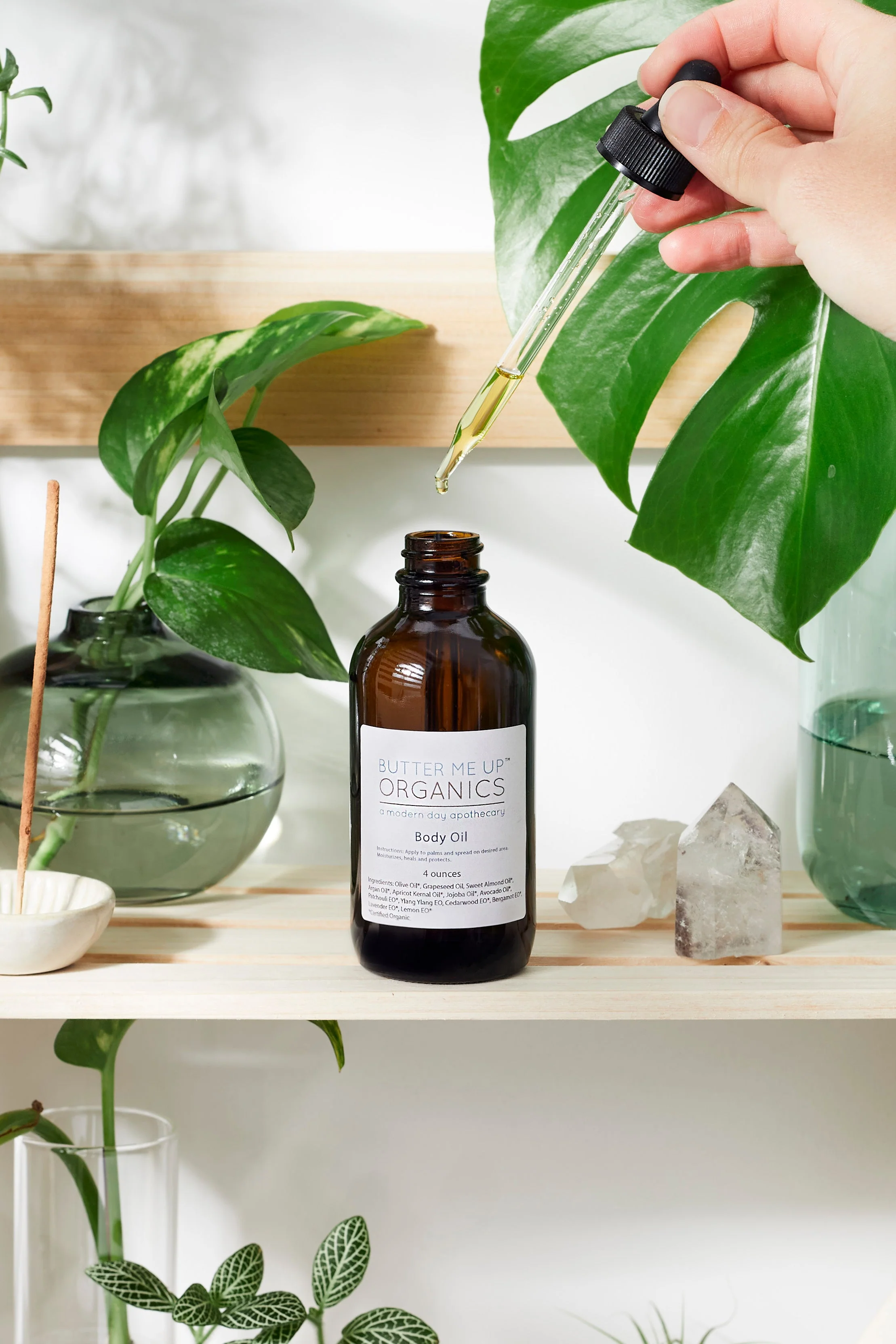 Organic Body Oil - Dry Skin Formula - Image 3