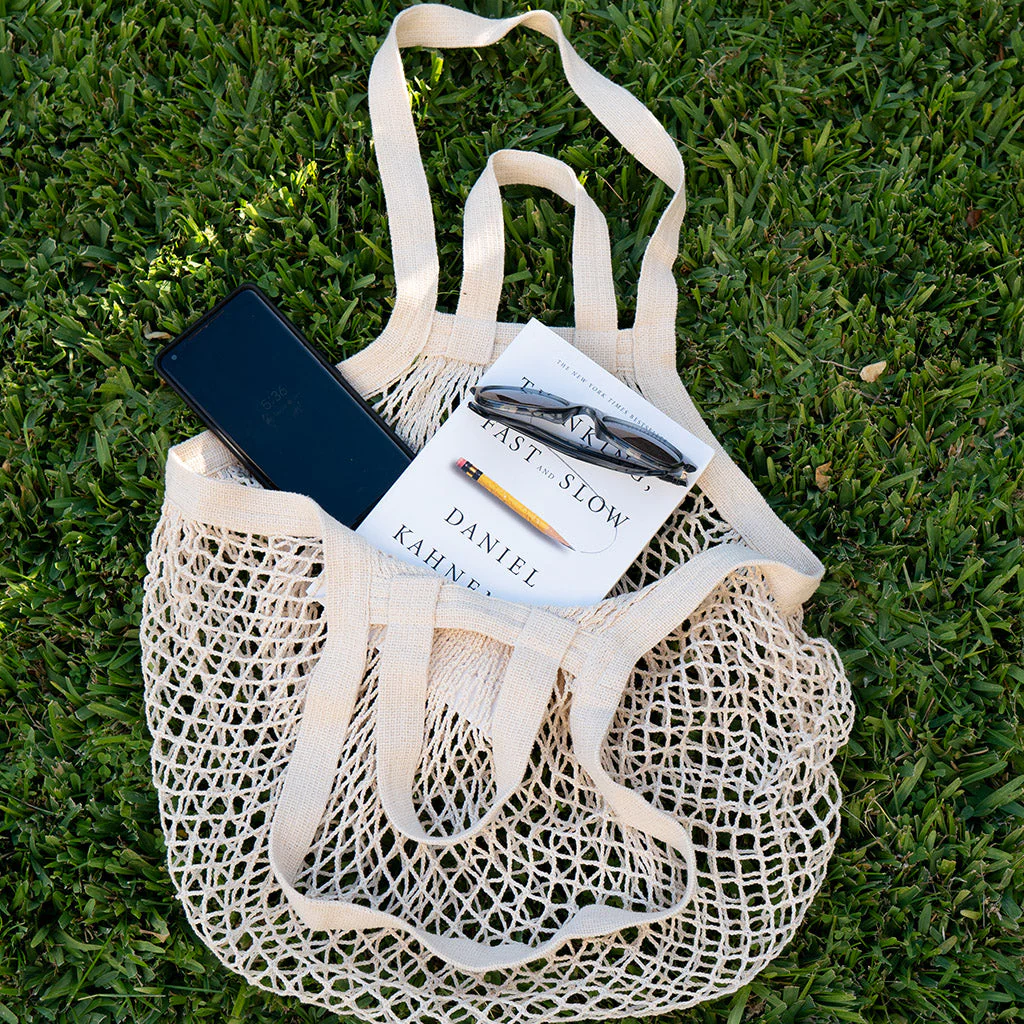 Organic Cotton Mesh Bag - Jord Mesh Tote - Image 5