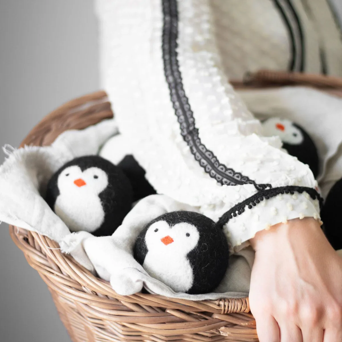 Penguin Eco Wool Dryer Balls - Set of 3 - Image 3