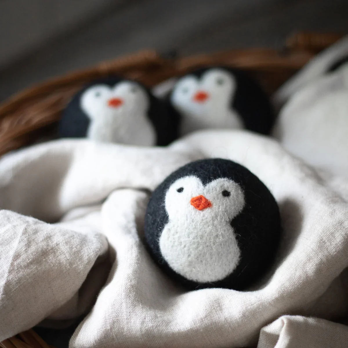 Penguin Eco Wool Dryer Balls - Set of 3 - Image 4