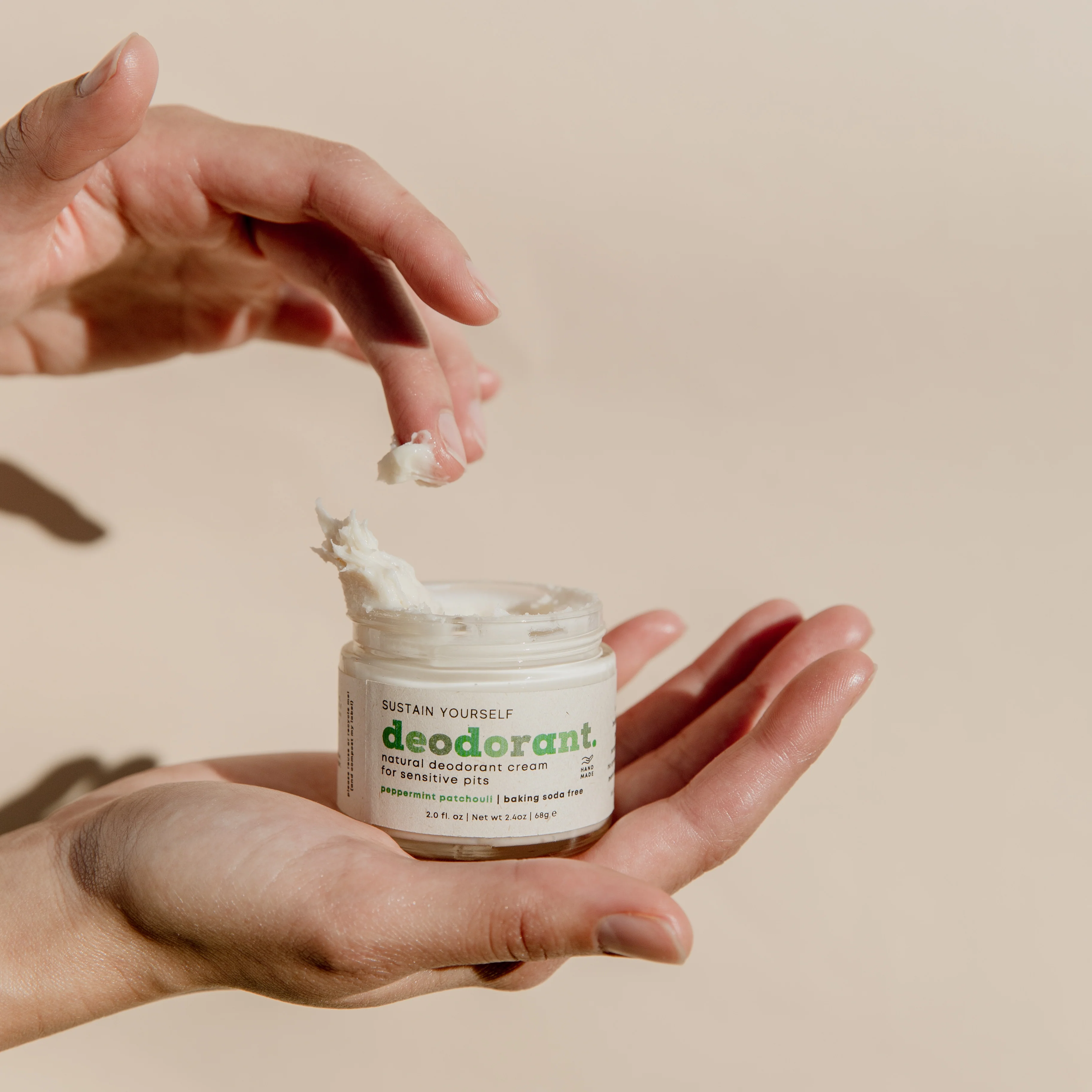 Peppermint Patchouli Deodorant Cream - Image 3