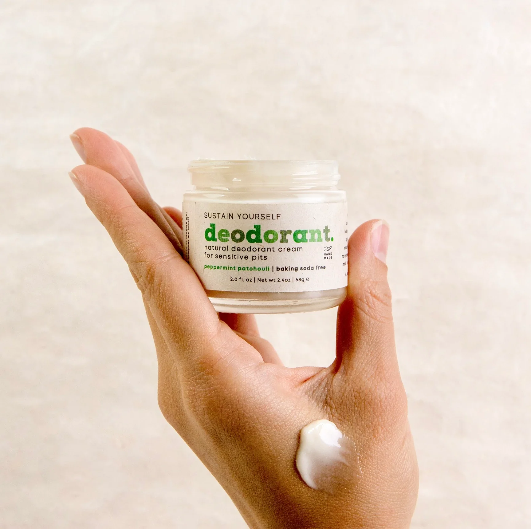 Peppermint Patchouli Deodorant Cream - Image 5