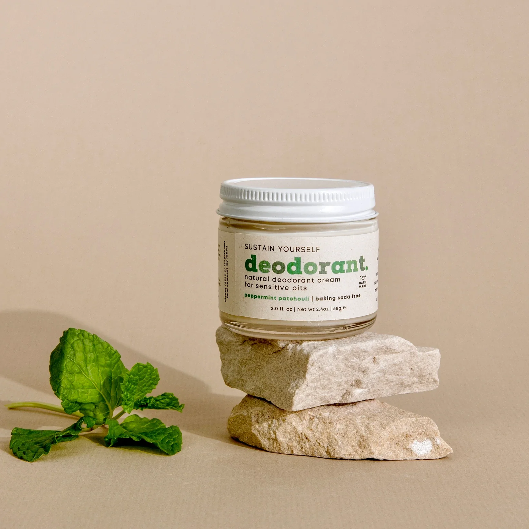 Peppermint Patchouli Deodorant Cream - Image 6