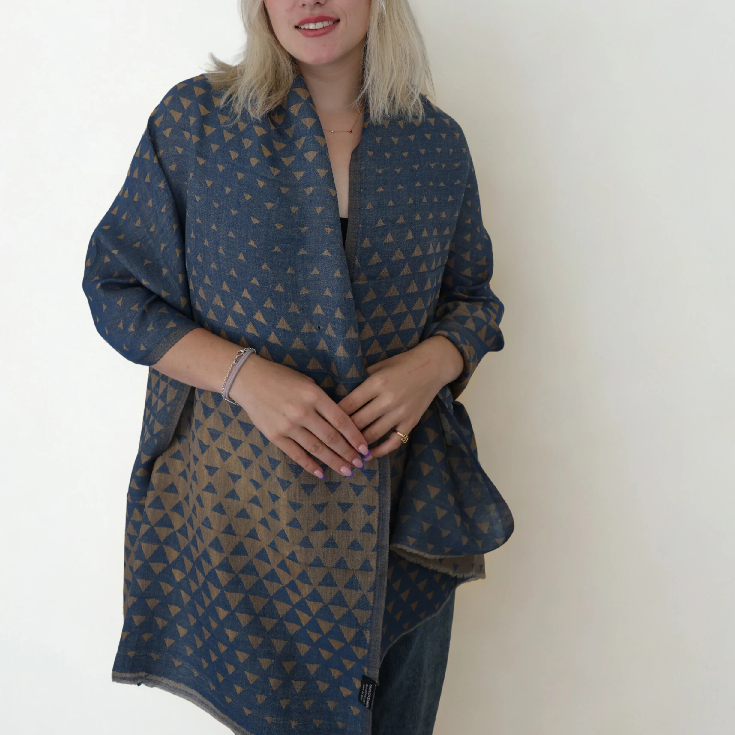 Pure Cashmere Scarf - Mosaic - Image 3