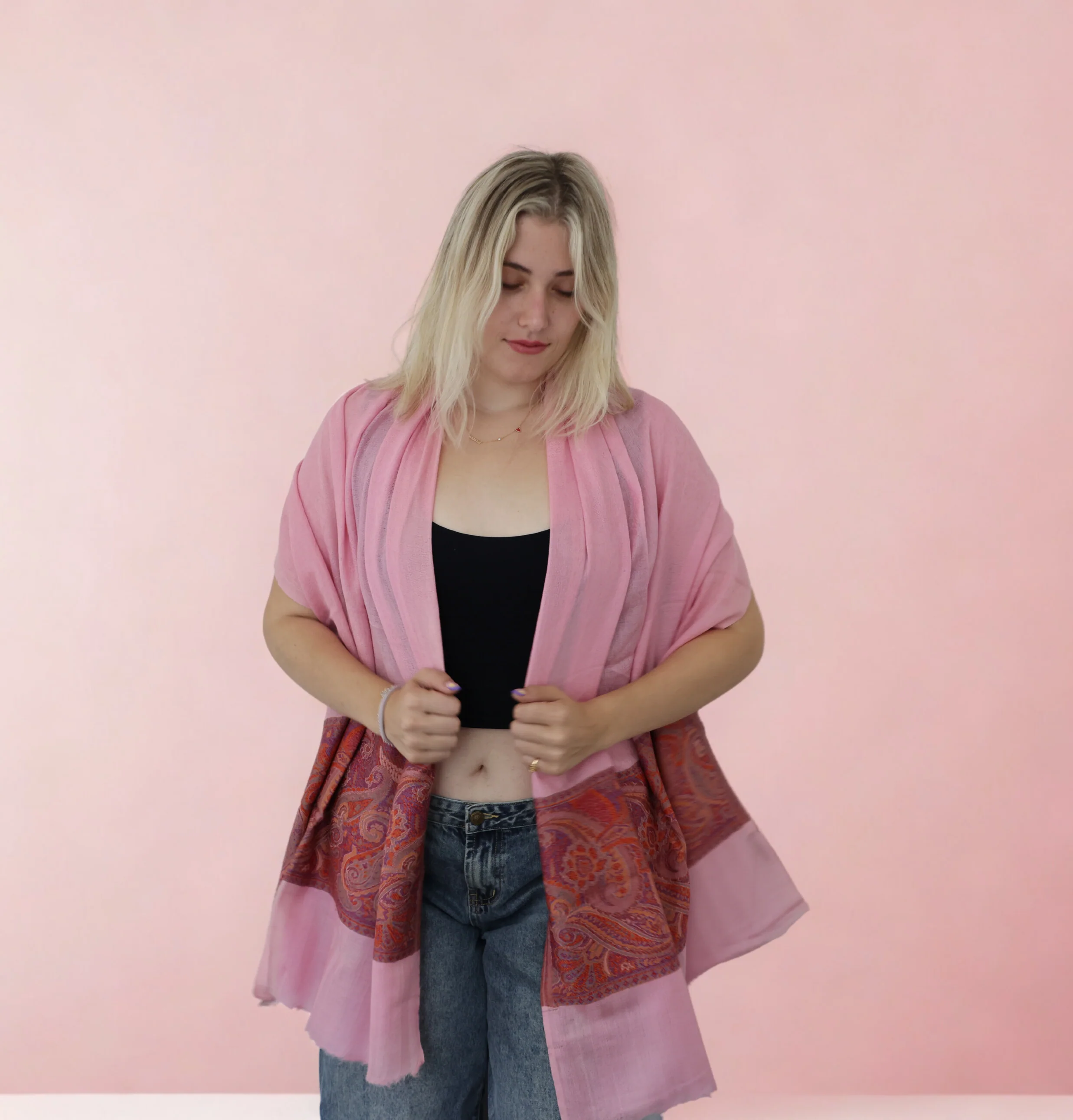 Pure Cashmere Scarf - Promenade - Image 4