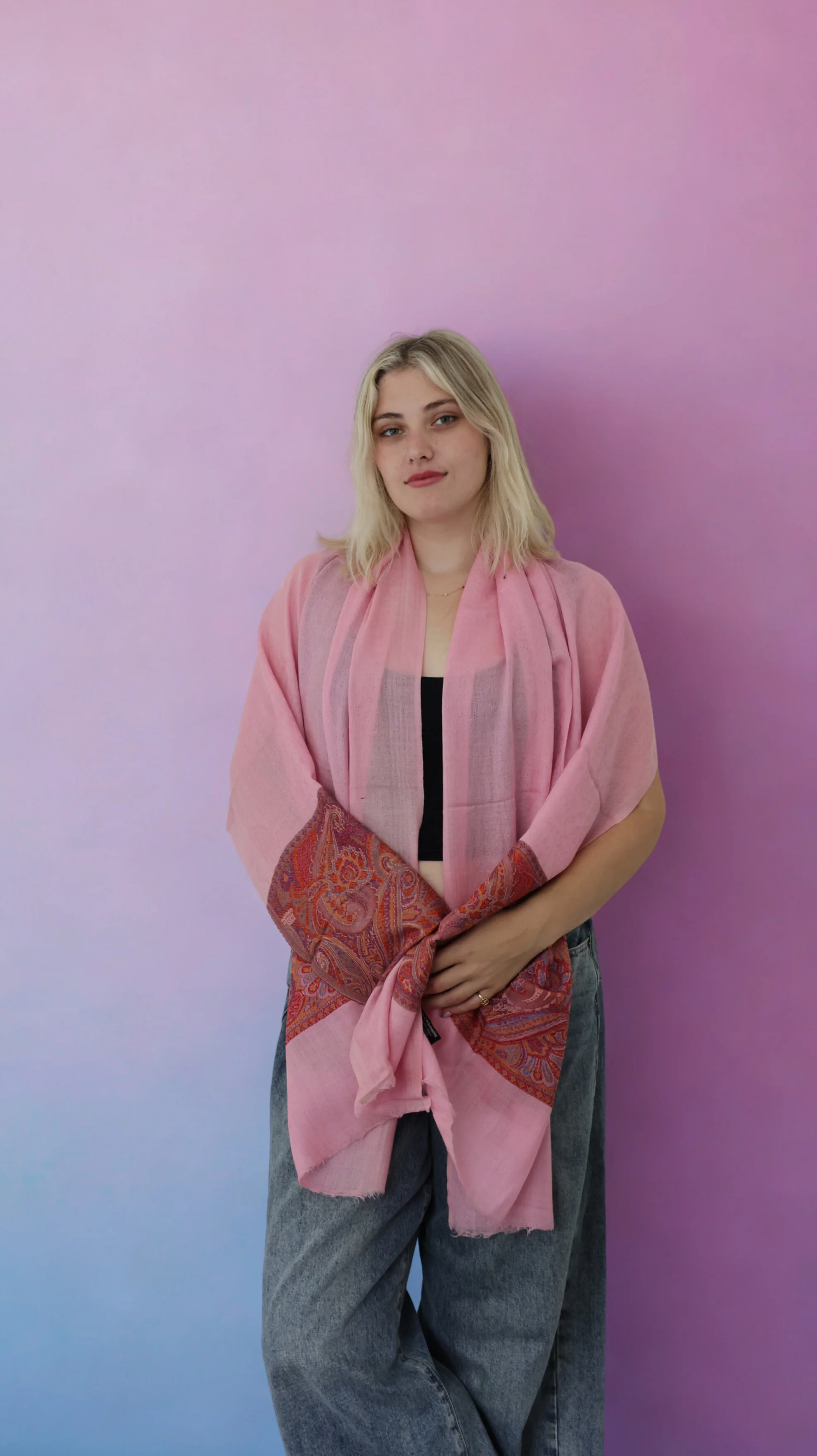 Pure Cashmere Scarf - Promenade - Image 6