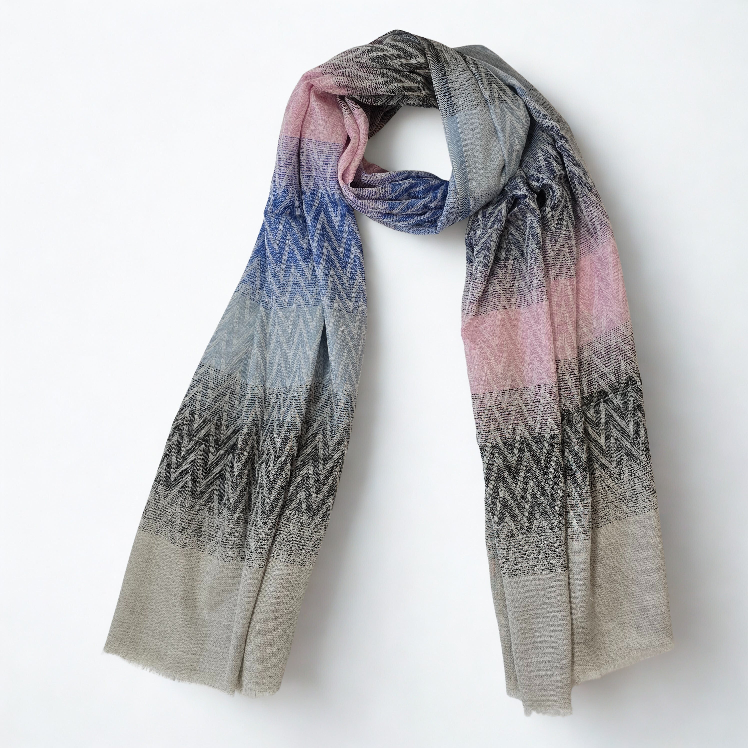Pure Cashmere Scarf - At the Beach - Image 6
