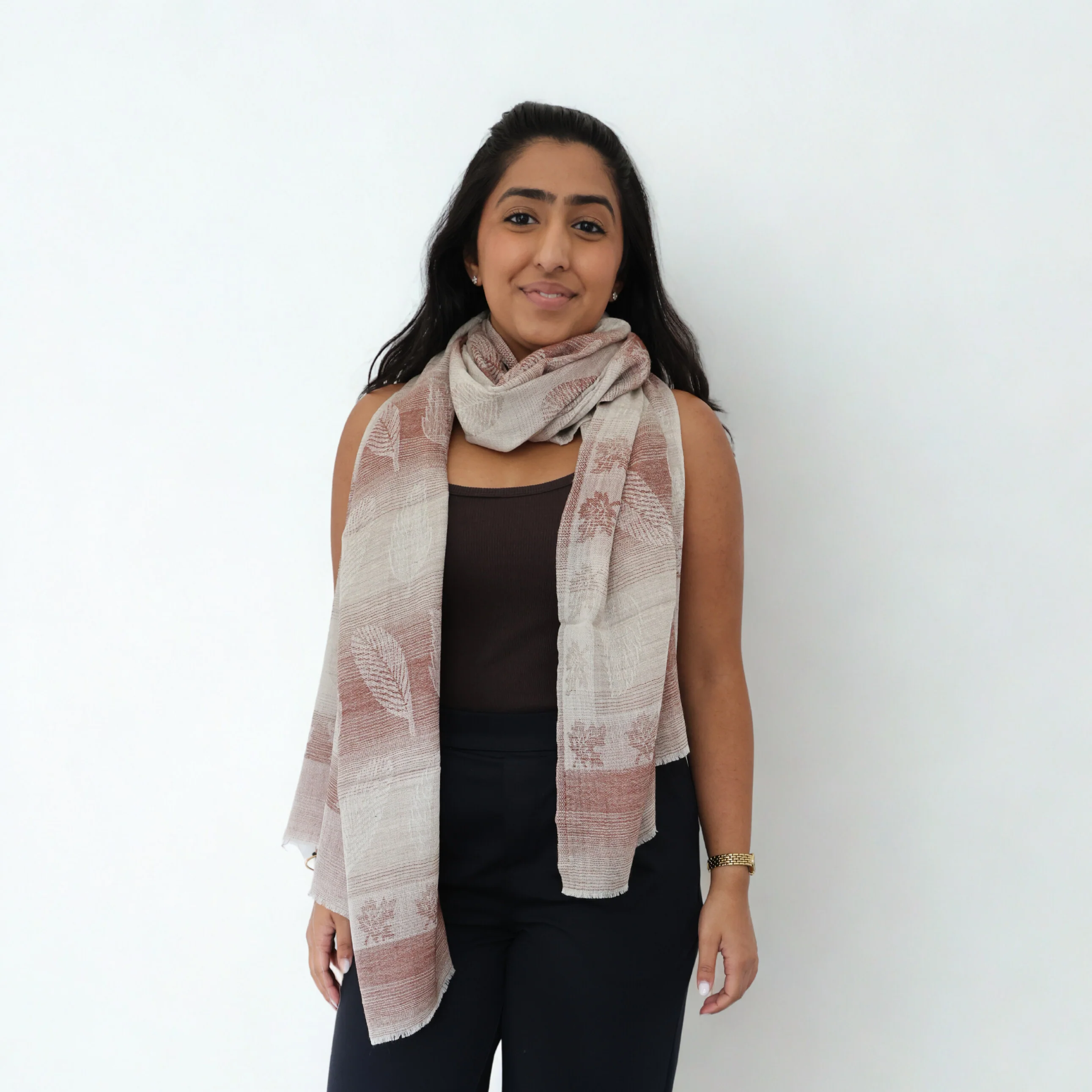Pure Cashmere Scarf - Autumn - Image 4