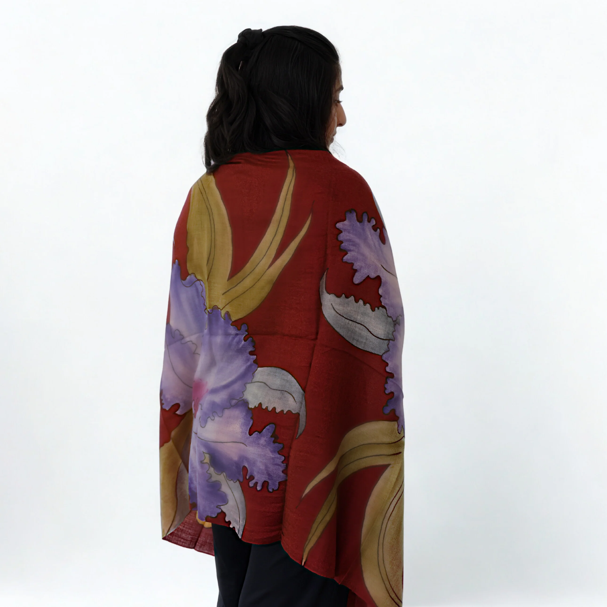 Pure Cashmere Scarf - Bloom - Image 5