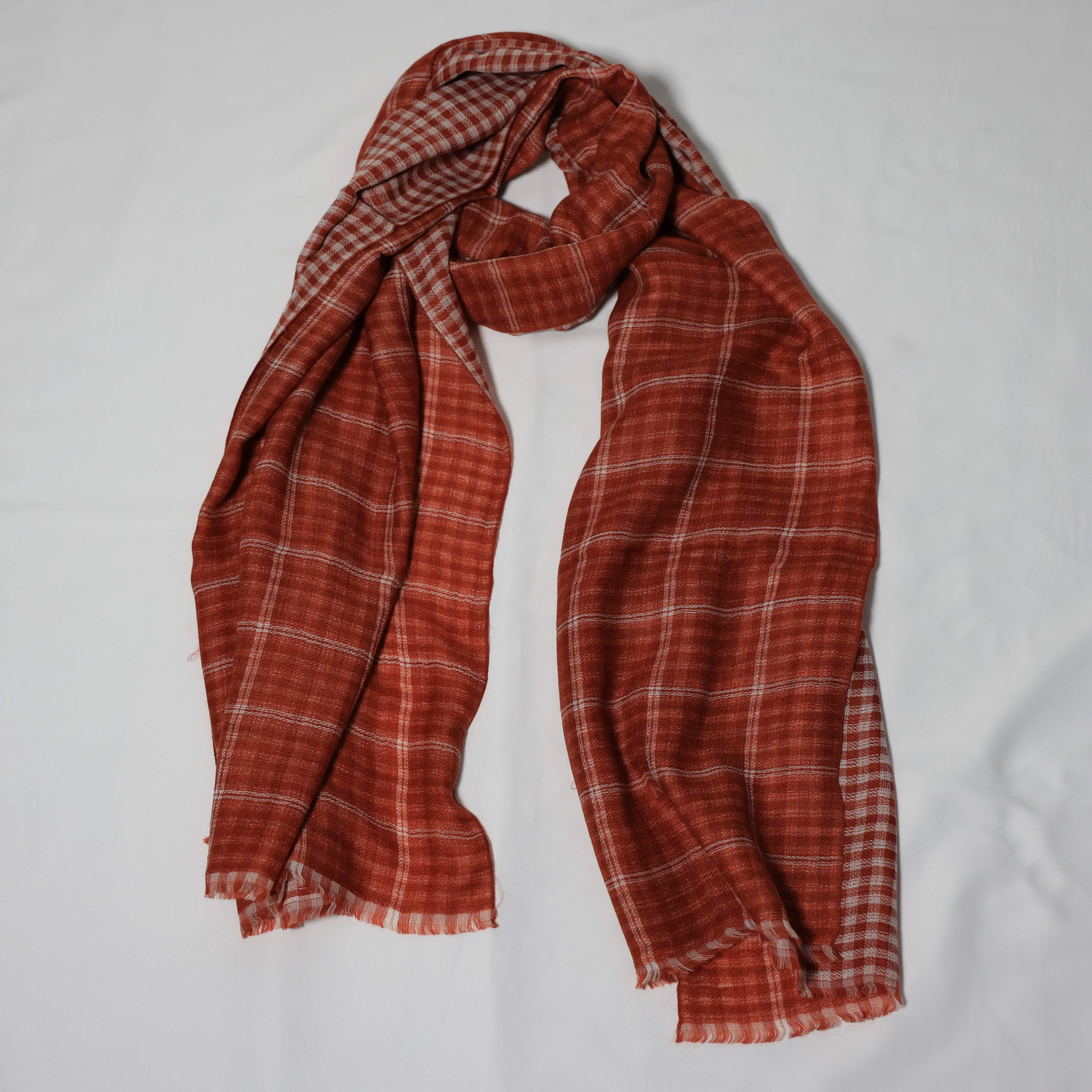Pure Cashmere Scarf - Classic Check - Image 3