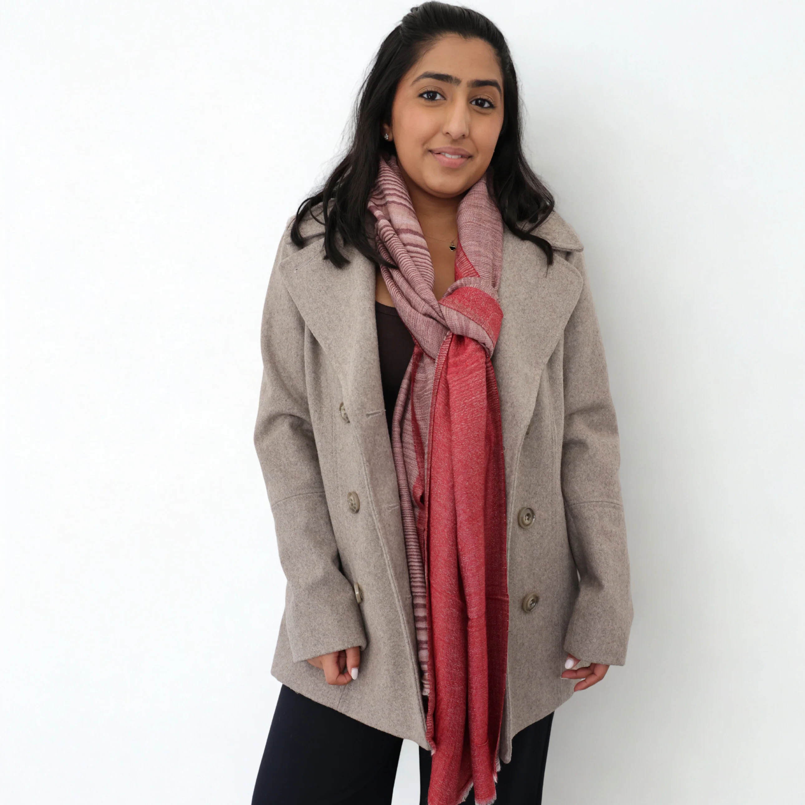 Pure Cashmere Scarf - I'm Busy - Image 3