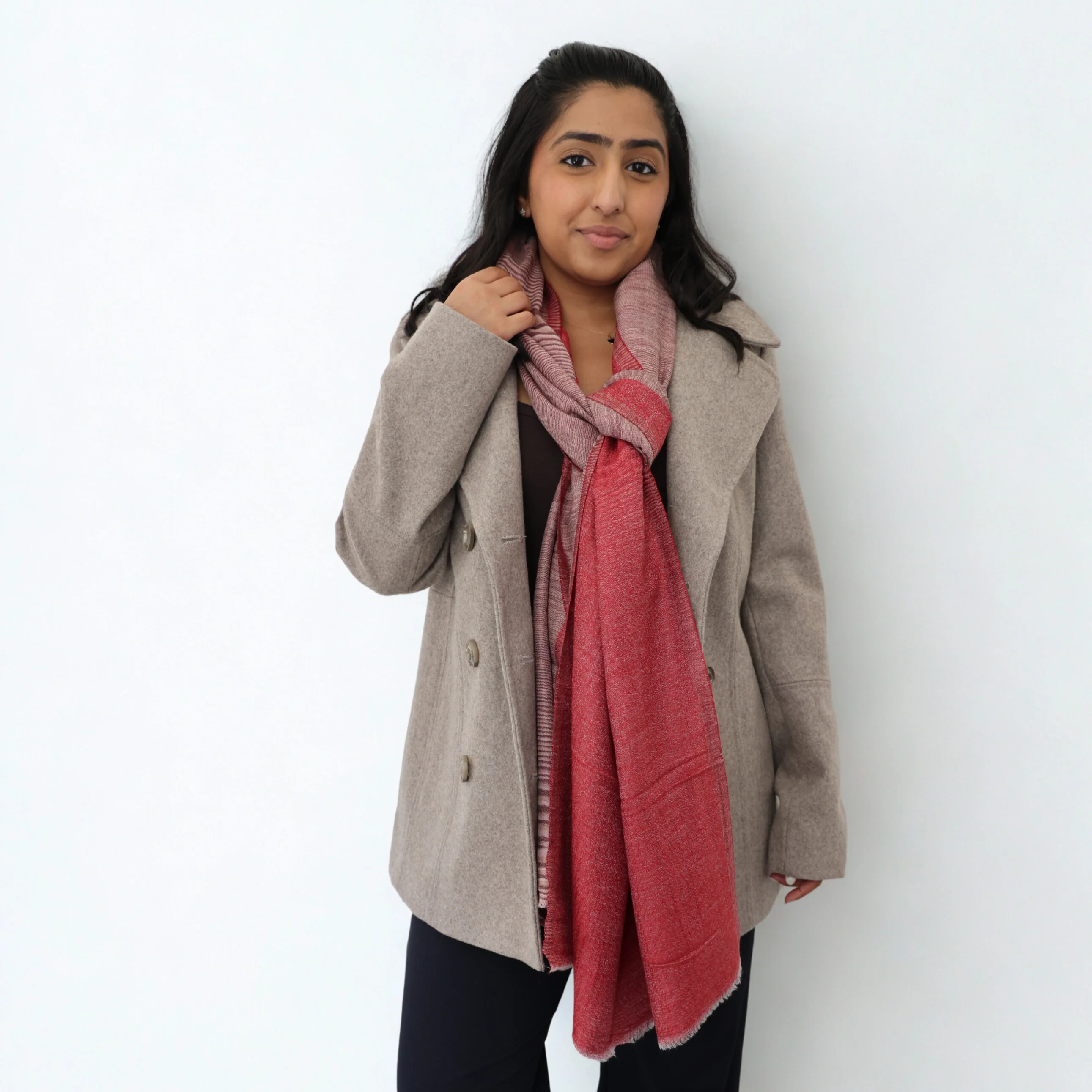 Pure Cashmere Scarf - I'm Busy - Image 4