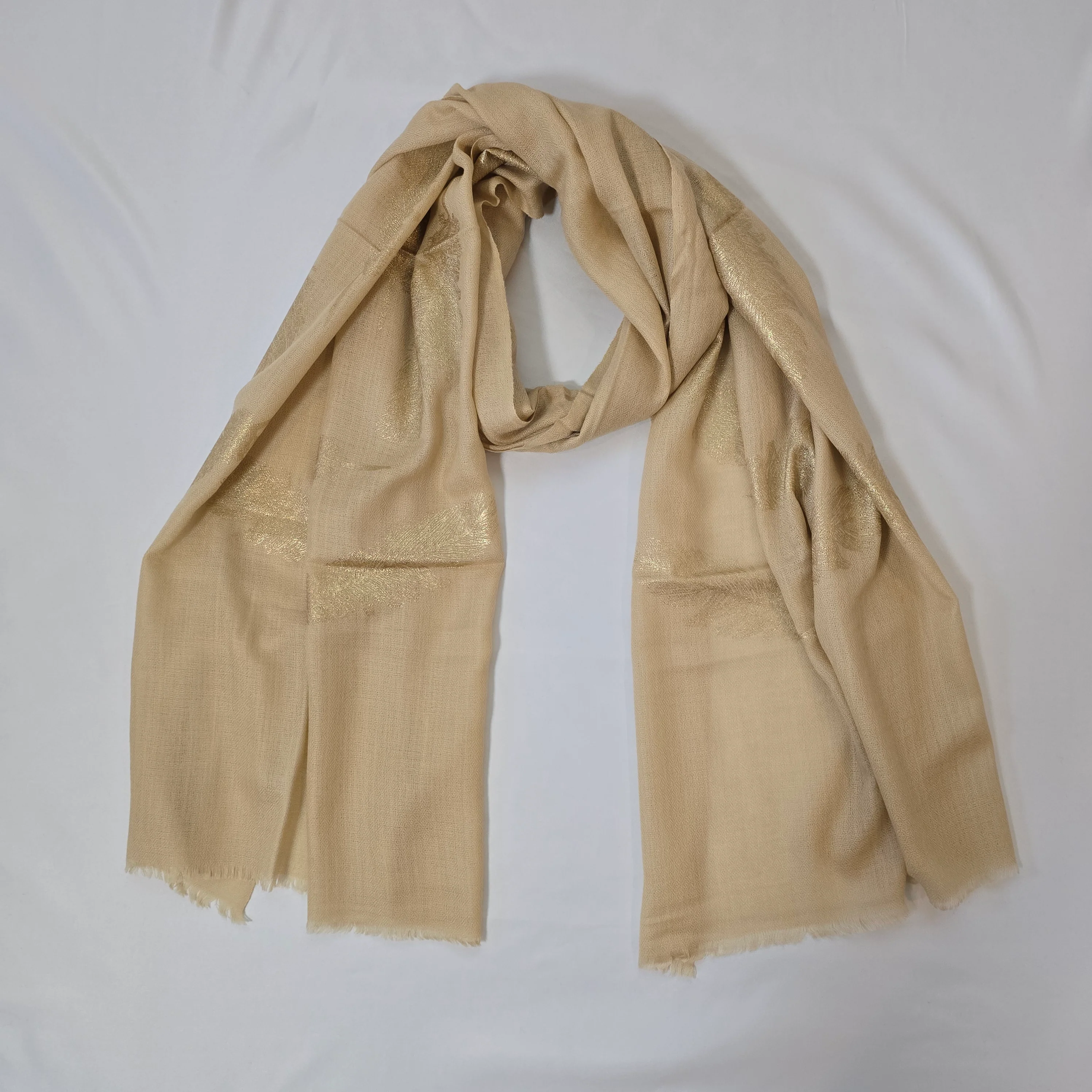 Pure Cashmere Scarf - Plume - Image 4