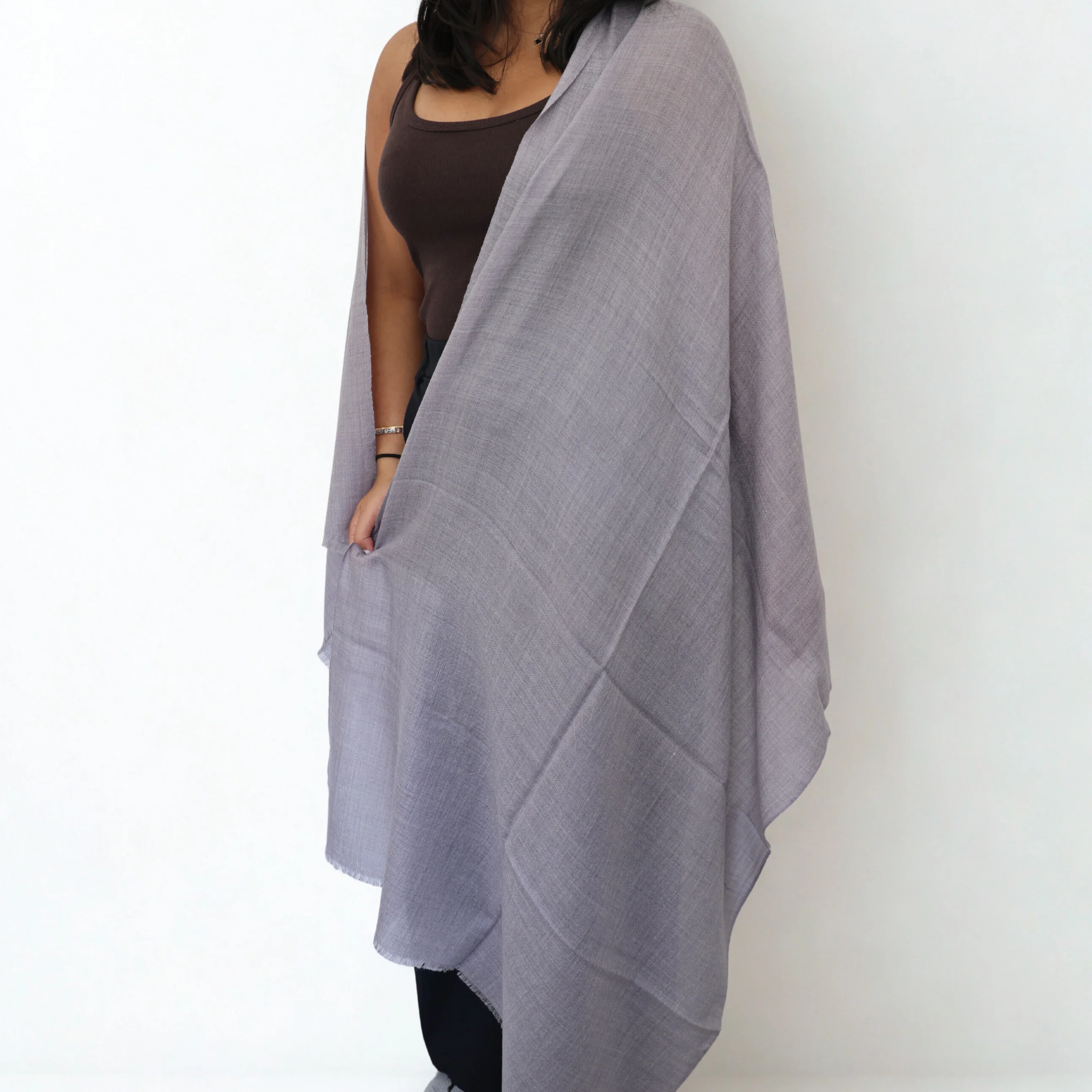 Pure Cashmere Scarf - Staple - Image 3