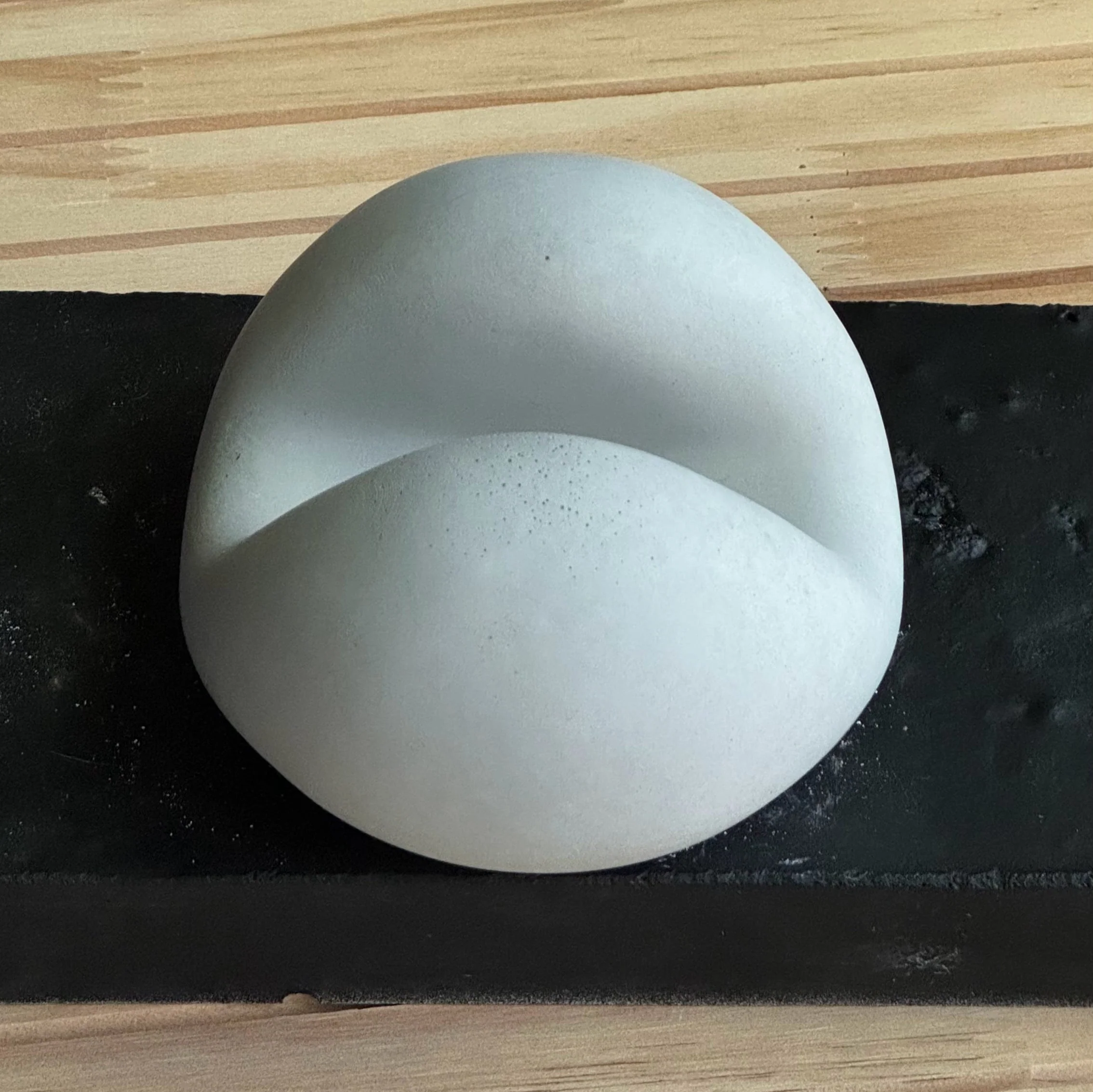 Concrete Bun Phone Holder - Handmade - Image 4