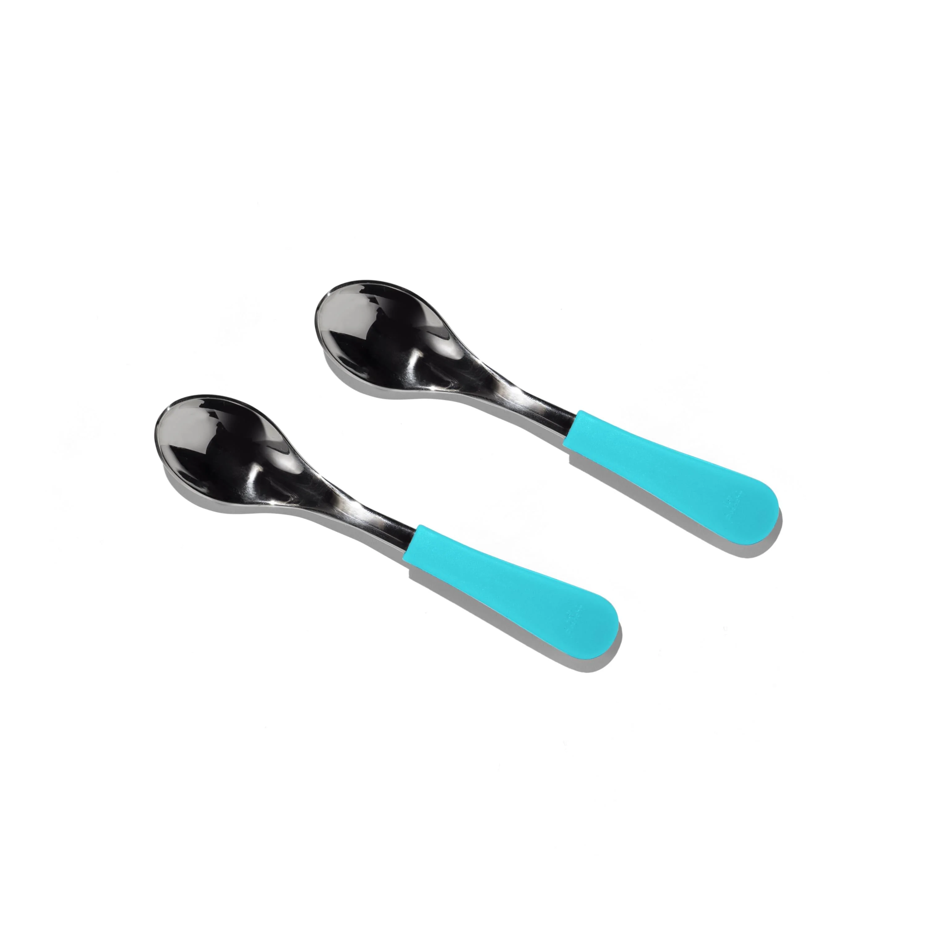 Stainless Steel Baby Spoons - Wide & Short (9 color options) - Image 6
