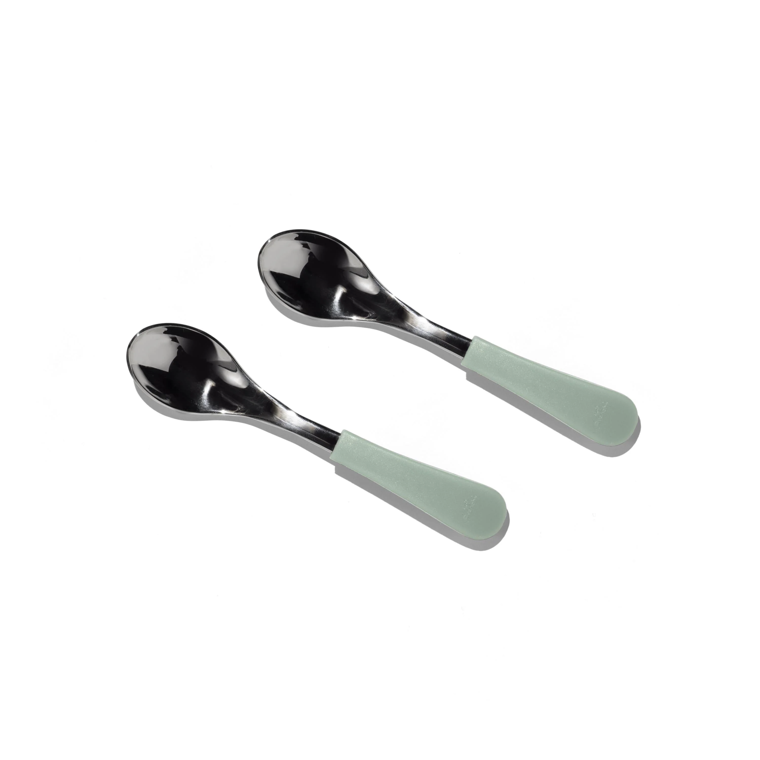 Stainless Steel Baby Spoons - Wide & Short (9 color options) - Image 8