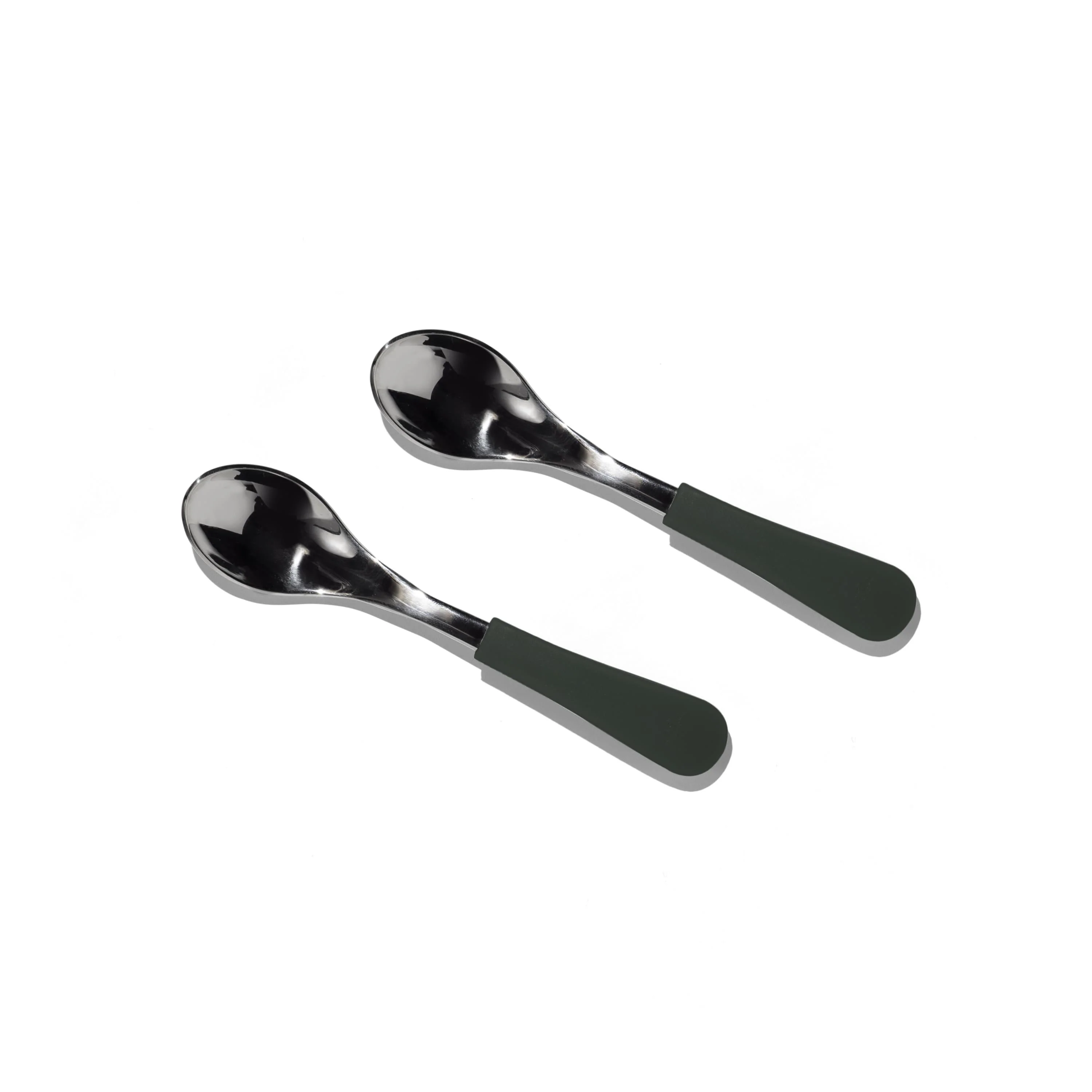 Stainless Steel Baby Spoons - Wide & Short (9 color options) - Image 9