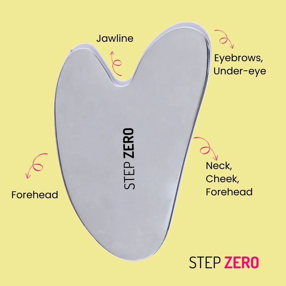 Stainless Steel Gua Sha Facial Massage Tool - Image 2
