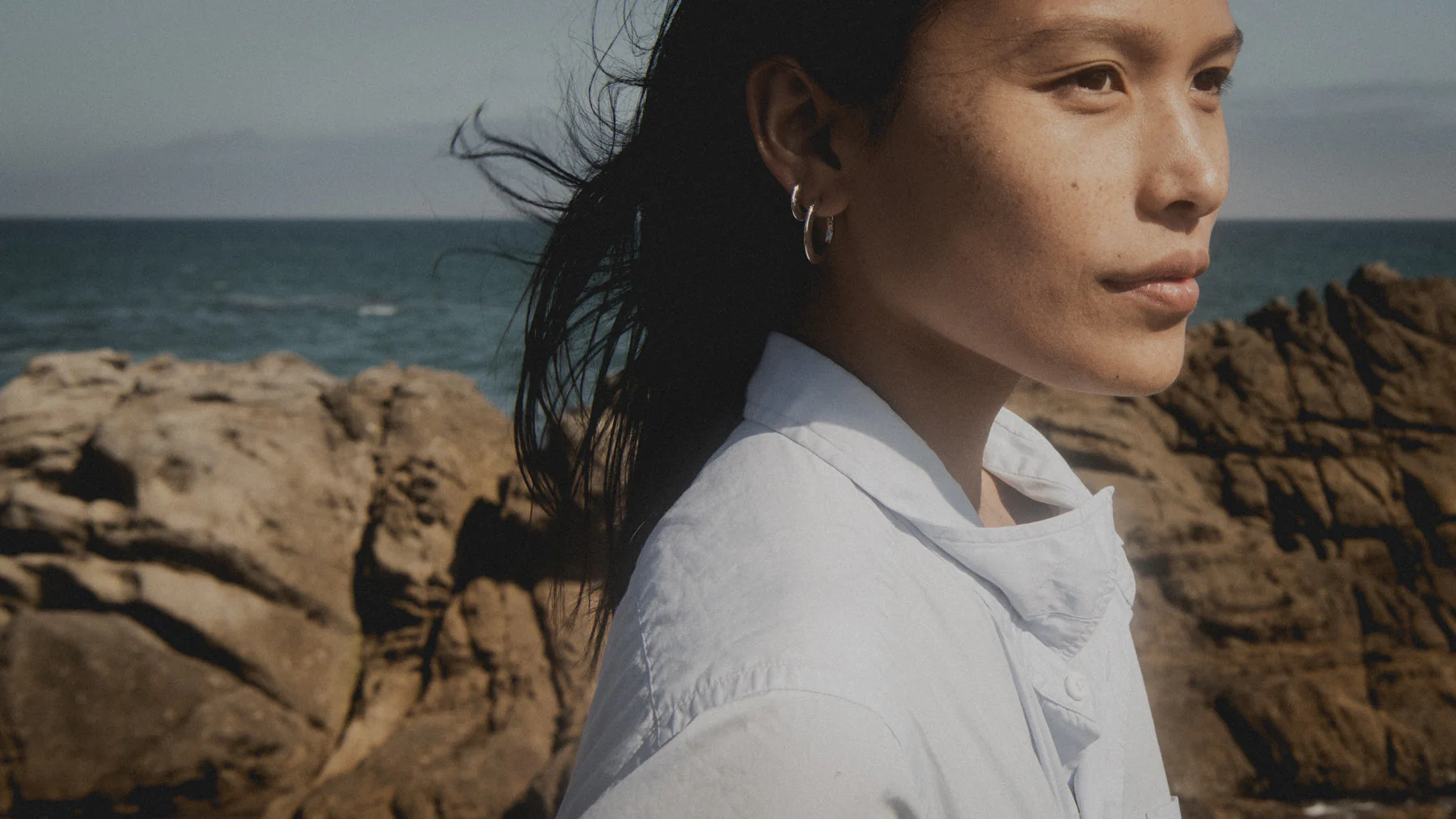 Talia Small Hoop Earrings - Image 3