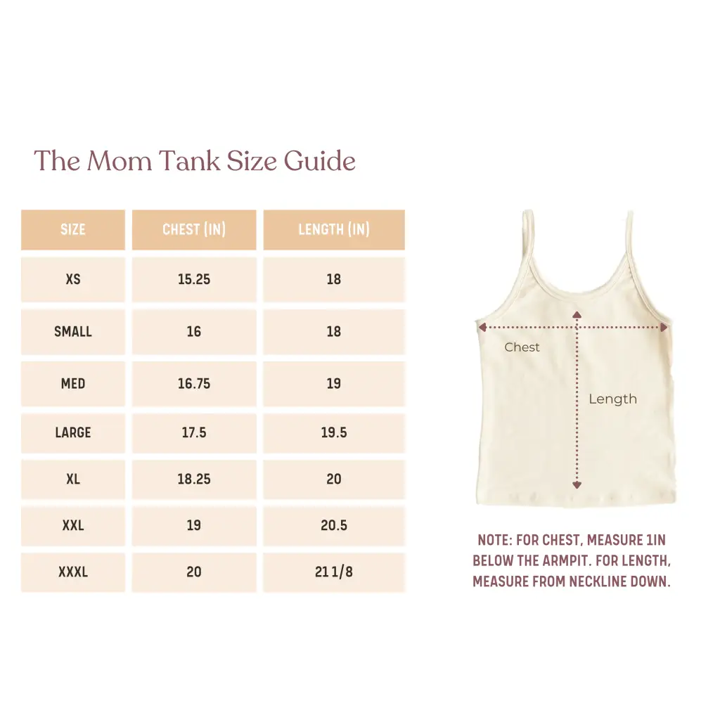 Almond Organic Cotton Mom Tank - Image 7