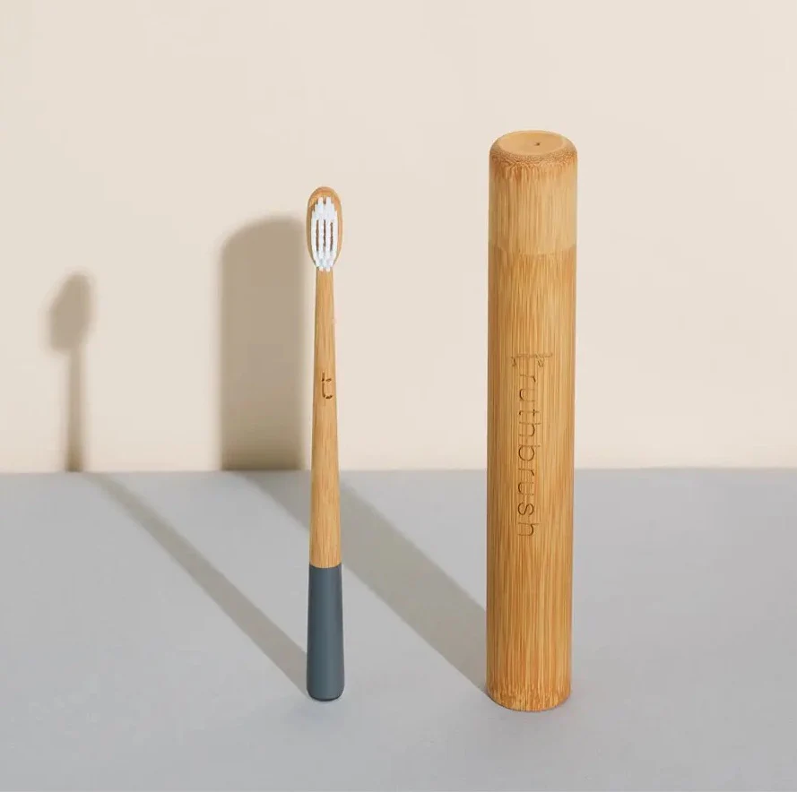 Painted Bamboo Toothbrush with Medium Bristles - Image 7