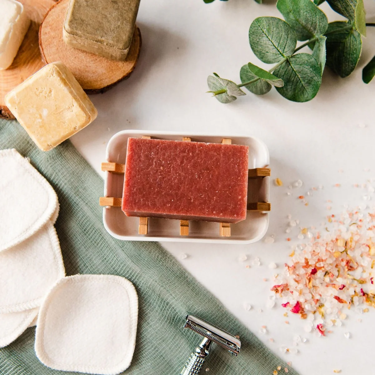 Biodegradable Bamboo Soap Dish Tray - Image 4