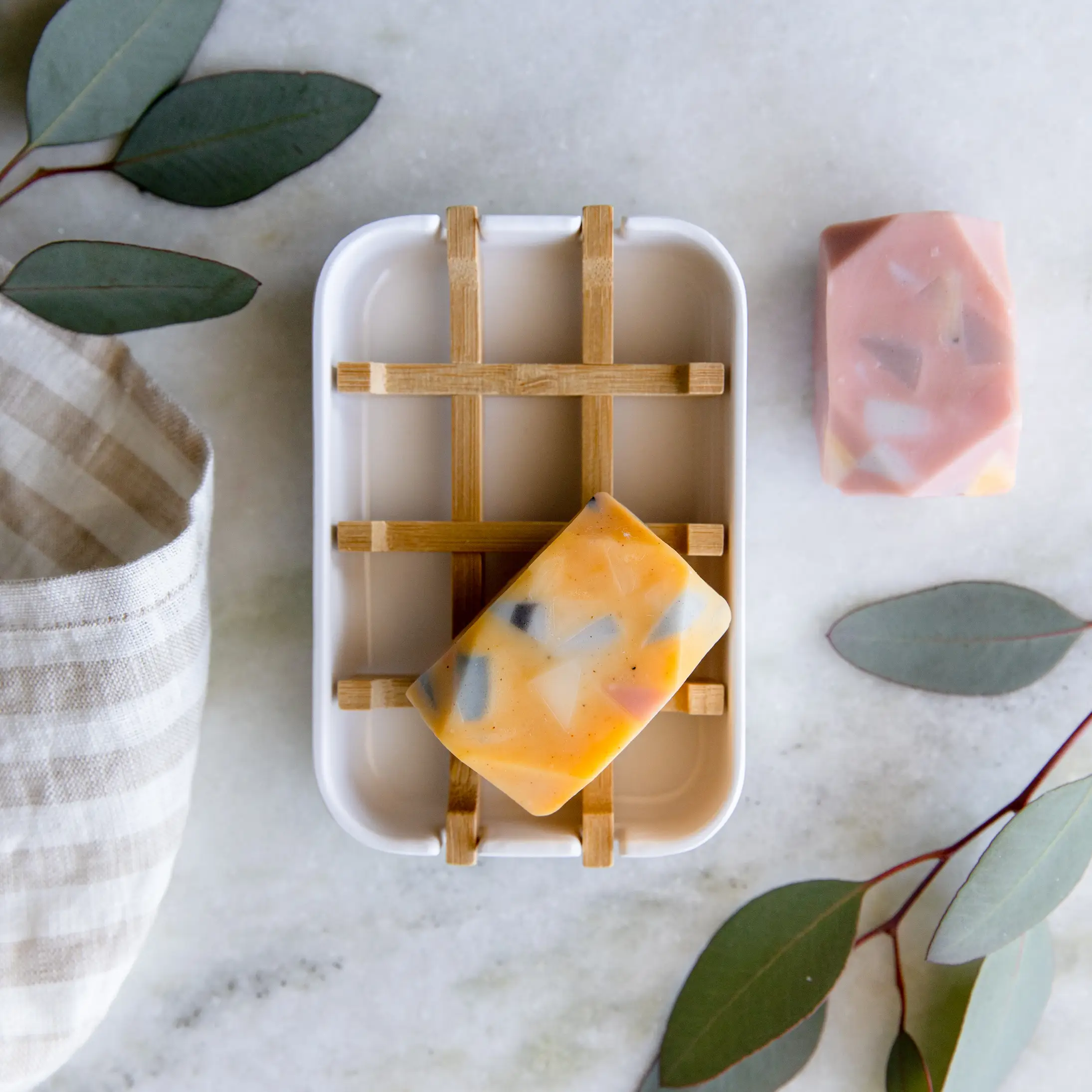 Biodegradable Bamboo Soap Dish Tray - Image 6